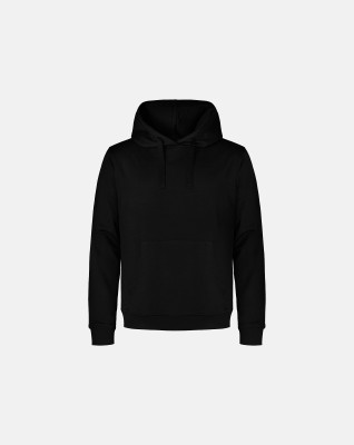 Bambus sweatsæt med hoodie i sort -Resteröds