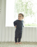 Bambus, Sweatshirt, Mørk grå melange -JBS of Denmark Kids