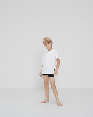 Bambus, T-shirt o-hals, Hvid, Dreng -JBS of Denmark Kids