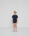 Bambus, T-shirt o-hals, Navy, Dreng -JBS of Denmark Kids