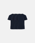 Økologisk bomuld, T-shirt, 3-pak, Navy -Claudio