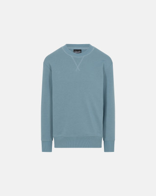Økologisk bomuld, Sweatshirt, Blå, Dreng -Claudio