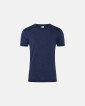 Økologisk uld, T-shirt, Navy - Dovre