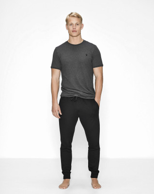 Bambus, Pique t-shirt, Mørkegrå -JBS of Denmark Men