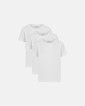 Økologisk bomuld, T-shirt, 3-pak, Hvid, Dreng - Claudio