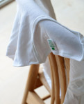Økologisk bomuld, T-shirt, 2-pak, Hvid -Dovre