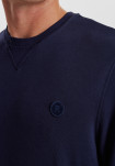 Bambus, Sweatshirt m. logo, Navy -JBS of Denmark Men