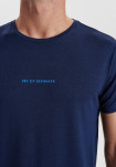 Bambus, T-shirt "text", Navy -JBS of Denmark Men