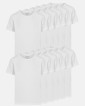 Økologisk bomuld, T-shirt, 12-pack, Hvid, Dreng - Claudio