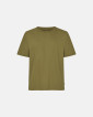 Økologisk bomuld, T-shirt "mid-sleeve", Olivengrøn - Resteröds