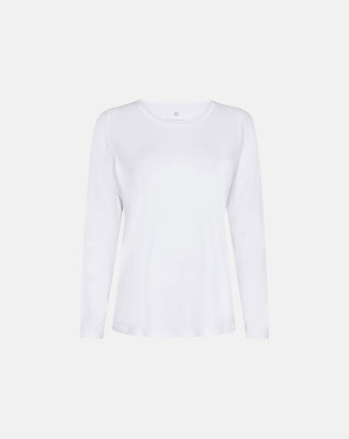 Bambus, Langærmet t-shirt, Hvid -JBS of Denmark Women