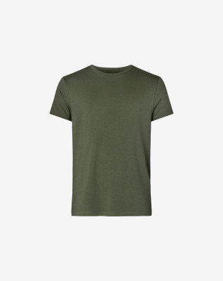 Bambus, T-shirt o-neck, Army -Resteröds