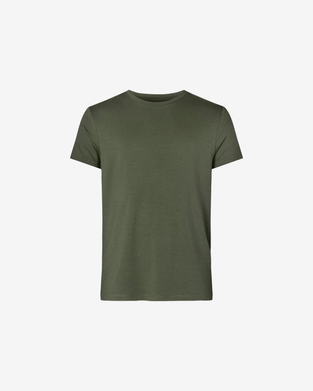 Bambus, T-shirt o-neck, Army -Resteröds