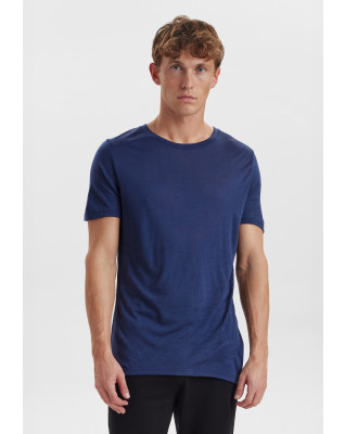Økologisk uld, T-shirt, Navy -JBS of Denmark Men