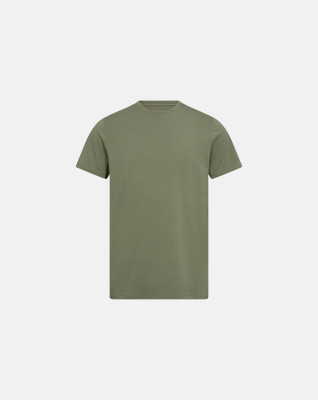 Bambus, T-shirt o-neck, Grøn -Resteröds