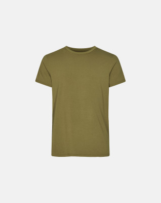 Bambus, T-shirt, Olivengrøn -Resteröds
