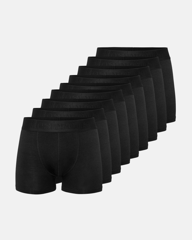 Økologisk bomuld, Tights, 9-pack, Sort -Resteröds