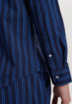 Økologisk bomuld, Pyjamasskjorte, Navy -JBS of Denmark Unisex