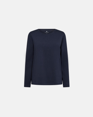 Bambus, Langærmet T-shirt, Navy -JBS of Denmark Women