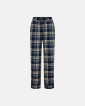 100% Økologisk bomuld, Pyjamasbukser i flannel, Ternet - JBS of Denmark Women